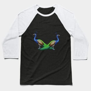 Peacocks Baseball T-Shirt